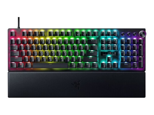 Razer Huntsman V3 Pro Gaming Tastatur med Razer Analog Optical Switches Gen-2 - 100% Full Size - Bakgrunnsbelyst Razer Huntsman V3 Pro Gaming Tastatur med Razer Analog Optical Switches Gen-2 - 100% Full Size - Bakgrunnsbelyst