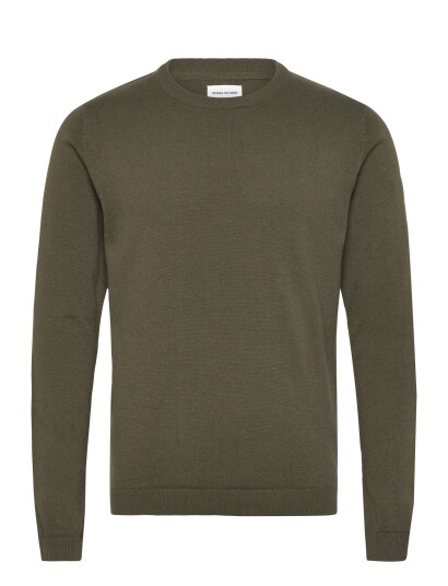 Enkel Studio O Neck Knit Khaki green L