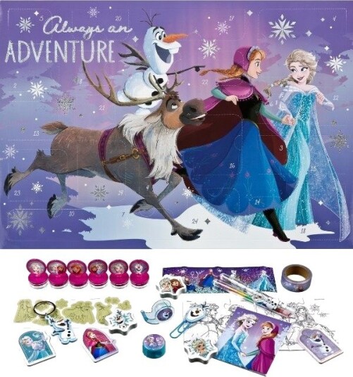 Disney Frozen Julekalender Med Hobbyutstyr 24 Overraskelser