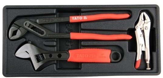 Yato Yt-55473, Tangsett, Krom-Molybden-Stål, Kromvanadiumstål, Oransje, 175 Mm, 385 Mm, 41 Mm Yato Yt-55473, Tangsett, Krom-Molybden-Stål, Kromvanadiumstål, Oransje, 175 Mm, 385 Mm, 41 Mm