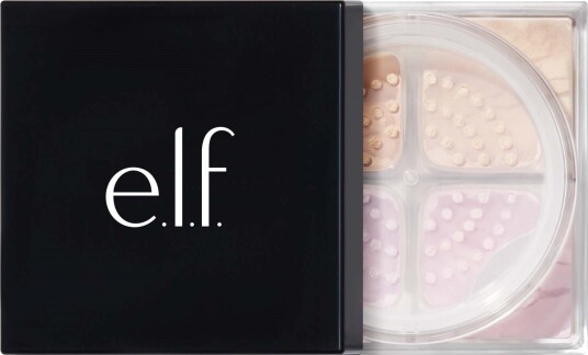 E.l.f. Set it Bright Powder Quad Light-Medium