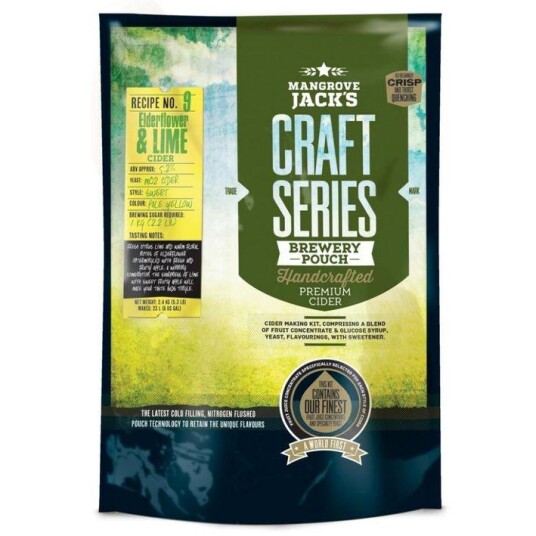 Elderflower & Lime Cider Pouch (No. 9) Elderflower & Lime Cider Pouch (No. 9)