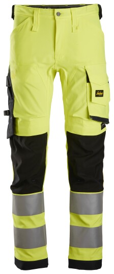 Snickers Workwear 6343 Arbeidsbukse Hi-Viz gul/svart Hi-Viz Gul/Svart, Klær