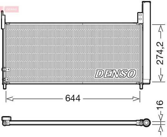 Kondensator DENSO DCN50116 Kondensator DENSO DCN50116