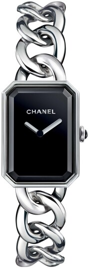 Chanel Dameklokke H3250 Premiere Sort/Stål 20x28 mm