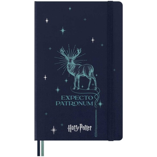 Moleskine Hard Cover Notebook Large Harry Potter Expecto Patronum