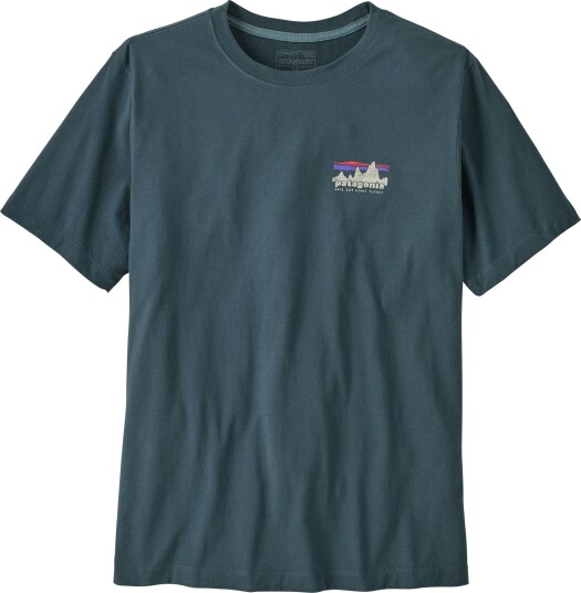 Patagonia Men"s "73 Skyline T Shirt Summit Blue L