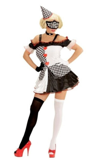 Boland Traciks Harlekin Klovnekostume WI05763 Boland Traciks Harlekin Klovnekostume WI05763