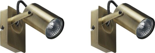 Kalypso Spotlight 2 stk GU10 - Messing