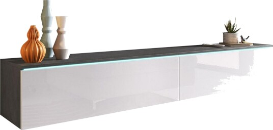 Cuguen Tv-skap 180 cm - Hvit