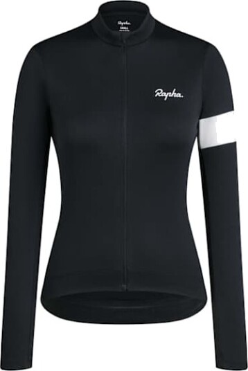 Rapha Core Thermal Long Sleeve Dame Black/White S
