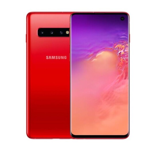 Samsung Galaxy S10 128GB Mobiltelefon Cardinal Red Samsung Galaxy S10 128GB Mobiltelefon Cardinal Red