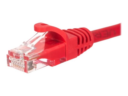 Netrack Koblingskabel Rj-45 Hann Til Rj-45 Hann 2 M Utp Cat 5E Formstøpt Uten Hindringer Rød