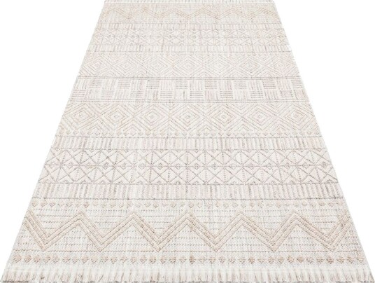 Cozy Løper 80x150 cm Rektangulær - Grå/Beige