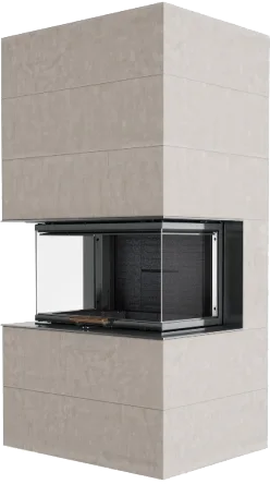 Rais Visio 3 Elements m/ glass på tre sider Svart ramme Rais Visio 3 Elements m/ glass på tre sider Svart ramme