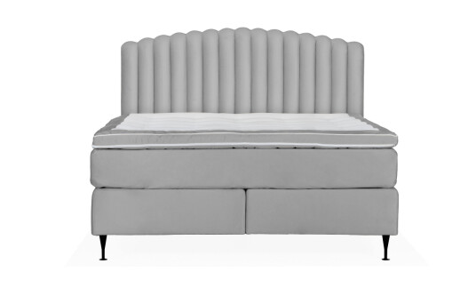 Soffadirekt OPERA/PRIMO HIGH 180 Sengesett Velvet Lysegrå Soffadirekt OPERA/PRIMO HIGH 180 Sengesett Velvet Lysegrå