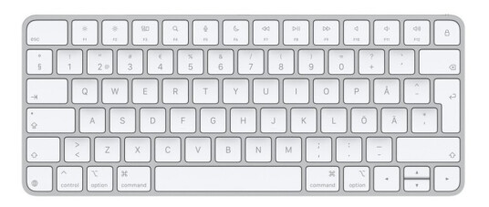 Apple Magic Keyboard Trådløs USB-C Svensk Tastatur med Bluetooth Apple Magic Keyboard Trådløs USB-C Svensk Tastatur med Bluetooth