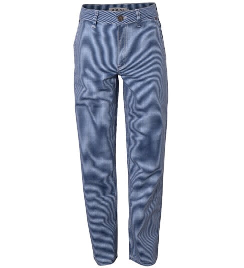 Hound Jeans Striped Off White/Light Blue 12 år 152 Jeans Blå