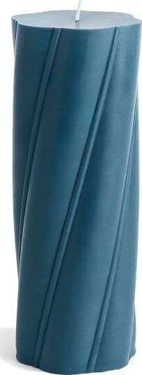 HAY Soft Serve Candle blokklys Dark teal Ø9,5×24,5 cm