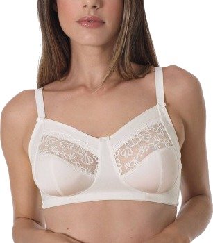 sassa BH Classic Full Cup Soft Bra Benhvit polyamid B 80 Dame