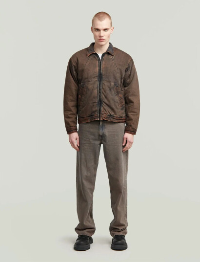 G-Star A-Line Padded Coach Jacket - Brown - S