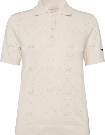Röhnisch Logo Jacquard Poloshirt TOFU XXL