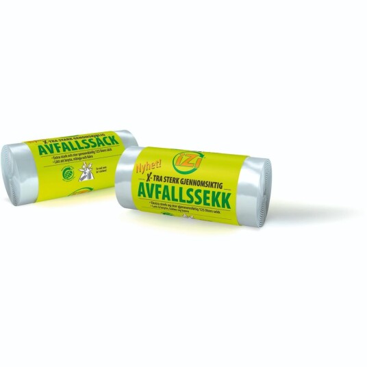 Norfolier Avfallssekk Izi Klar X tra Sterk 125 l 6 stk/rl Norfolier Avfallssekk Izi Klar X tra Sterk 125 l 6 stk/rl
