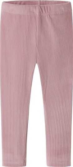Name It Leggings - Fløyelsvelur - NmfVeloa - Mauve Skygger - Name It - 1½ år (86) - Leggings - Rosa