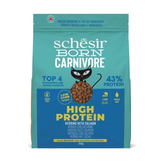 Schesir Born Carnivore Sild Og Laks 1.25 kg