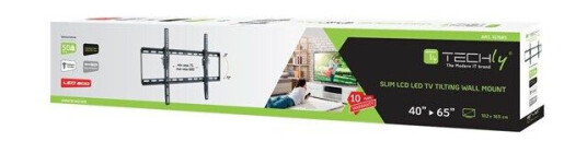 TECHLY Veggfeste for LCD-Skjerm Svart 40"-65" 50 kg