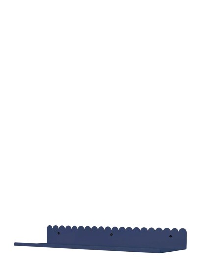 NOBODINOZ Steel Wall Shelf Large 50X16X6   Navy   