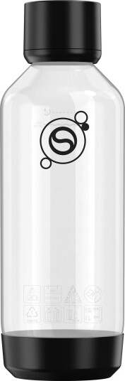 Sodastream Fizz & Refresh flaske 1 liter, svart
