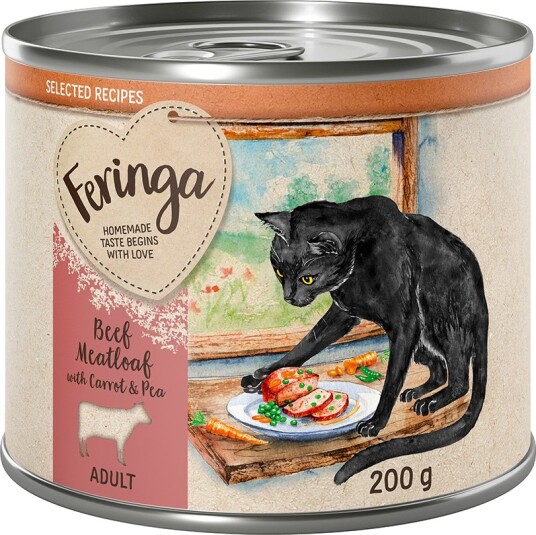Feringa Våtfôr Selected Recipes Kjøttpudding Med Gulrot Og Erter 24 X 200 G