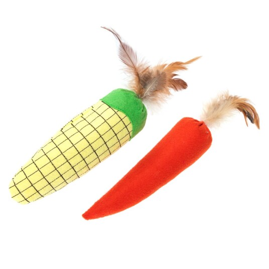 Tiaki Kattelekesett Veggies Med Kattemynte 2-Pakning