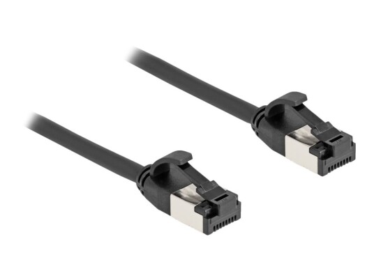 Delock Nettverkskabel Rj-45 Hann Til Rj-45 Hann 2 M U/Ftp Cat 8.1 Uten Hindringer Svart