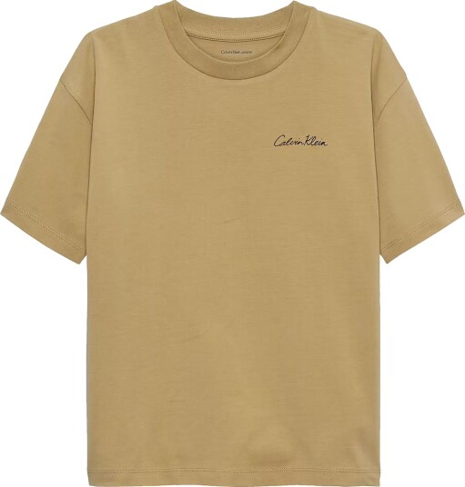 Calvin Klein T skjorte Polaroid Sandy Beige Calvin Klein 12 år 152 T skjorte Brun