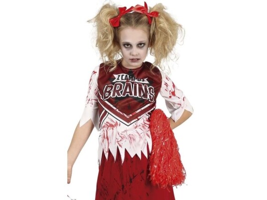 Fiesta Zombie Cheerleader Kostume Fiesta Zombie Cheerleader Kostume