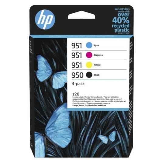 HP 950 og 951 Blekkpatroner 4-pk.
