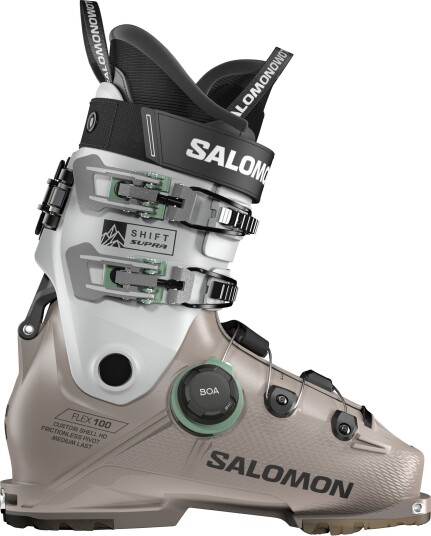Salomon Skisko Herre Shift Supra Boa 100 GripWalk Roasted Cashew/Cool Gray 5/Shale Green Roasted Cashew/Cool Gray 5/Shale Green 25/25.5 (EU 39 2/3-40 1/3)