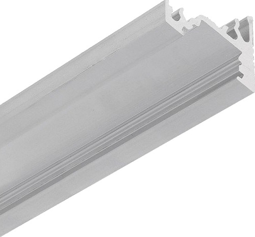 Topmet 1m aluprofil CORNER10 BC/UX   Ubehandlet aluminium hjørne LED skinne