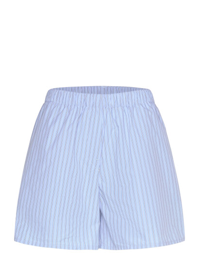 Weekday Low Rise Cotton Shorts - Blue - S