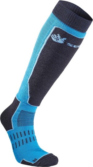Seger Alpine Mid Advance Skisokker Blue/Anthracite 37-39