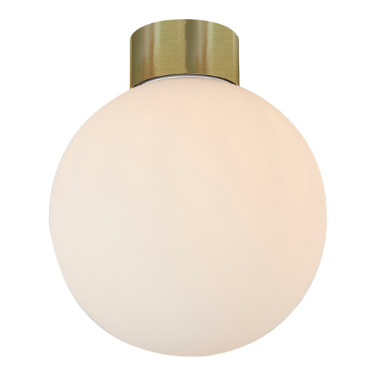 Other Brand Tyson taklampe - Opal/Messingfarget