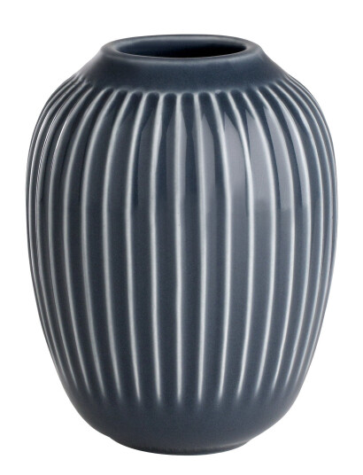 Kähler Hammershøi Vase Grey Kähler ANTHRACITE GREY H10.5CM