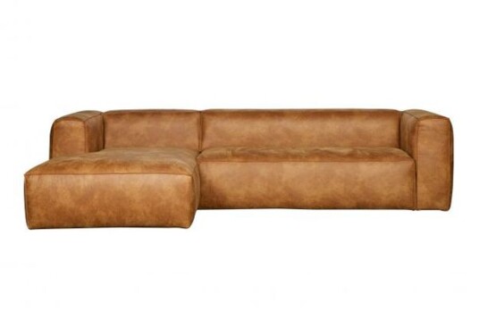 WOOOD Bean hjørnesofa cognac Flervalg