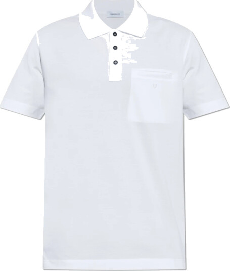 Ferragamo Herre Topper Hvit M, Ferragamo Herre Topper Hvit M,