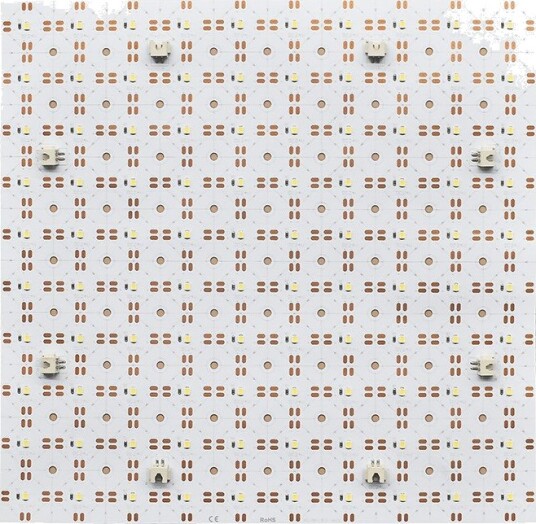 25x25 12W foldbart LED ark RA94 24V DC IP20 Dimbar : Dimbar Kulør : Varm