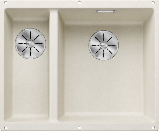 Blanco Subline 340/160-U UXI kjøkkenvask 55,2x42,7 cm, hvit Blanco Subline 340/160-U UXI kjøkkenvask 55,2x42,7 cm, hvit