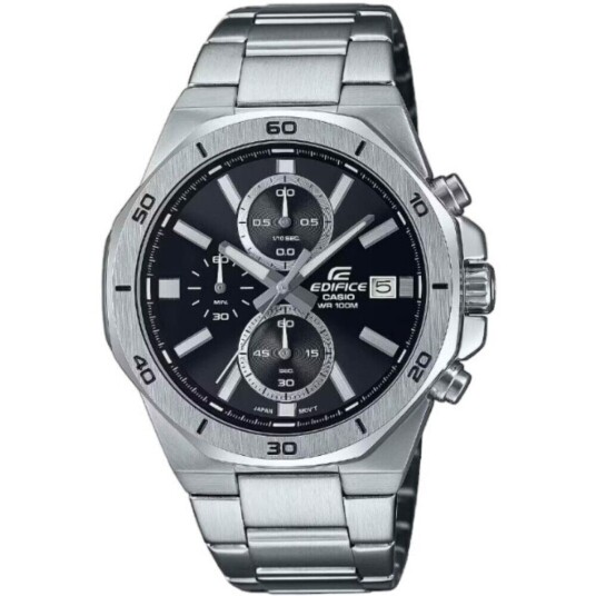 Casio Edifice Efv-640D-1Avuef100m Klokke 100 M, Sølv