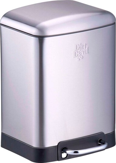 Dirt Devil pedalbøtte med soft close (6 liter) stål